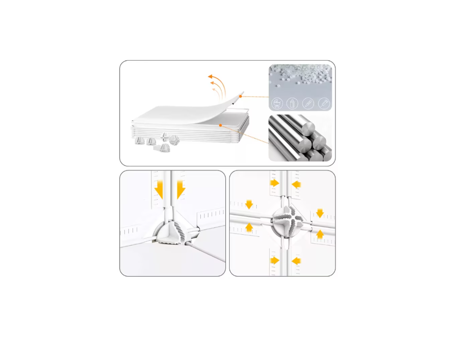 Dulap modular pentru copii, AT PERFORMANCE®, 8 rafturi, durabil, 76X37X147 cm, roz, Hello Kitti